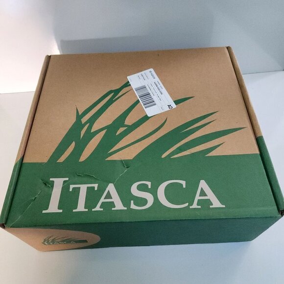 Itasca NIB Charlotte Gray Faux Suede Knit Bungee Detail Mid Calf Boots Size 10 - Picture 11 of 11